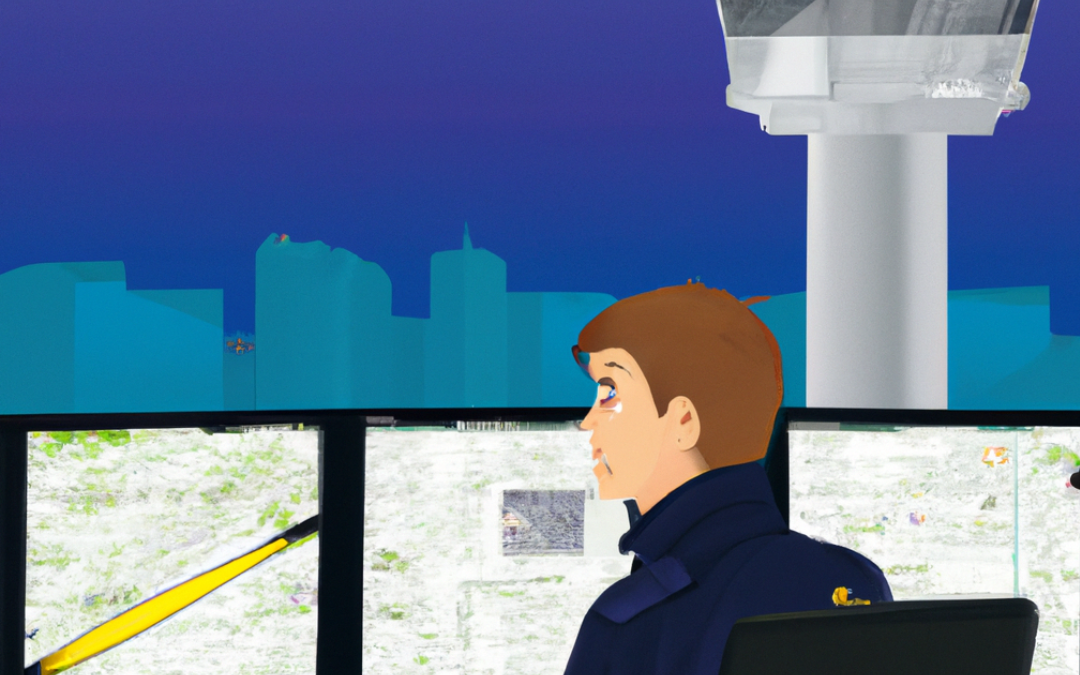 Controlor trafic aerian