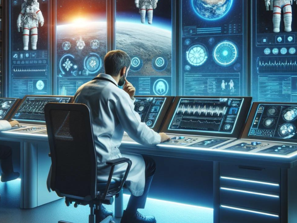 Medic de telemedicină pentru spațiul extraorbital