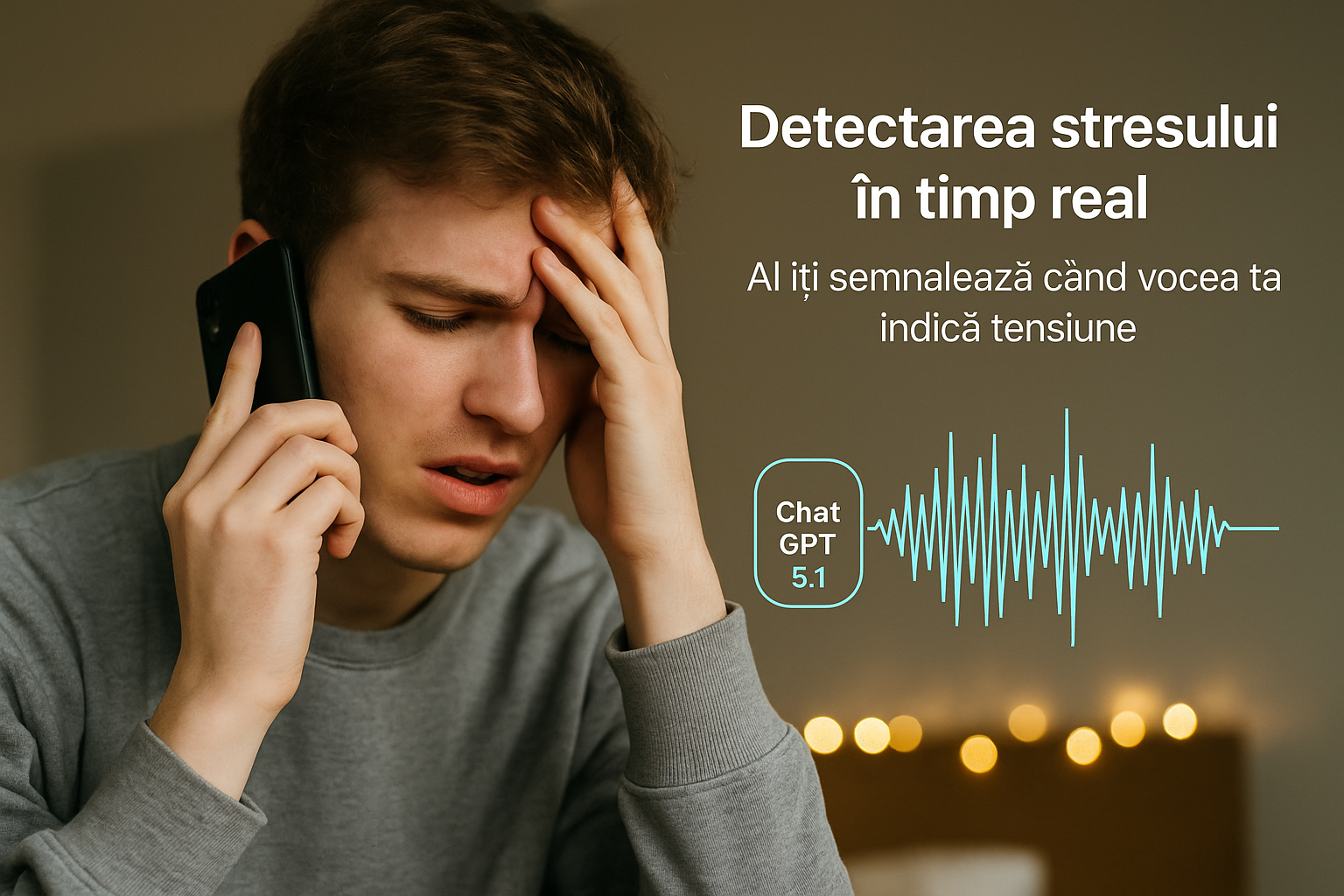 Cum poate AI să îți detecteze stresul doar după voce – în timp real