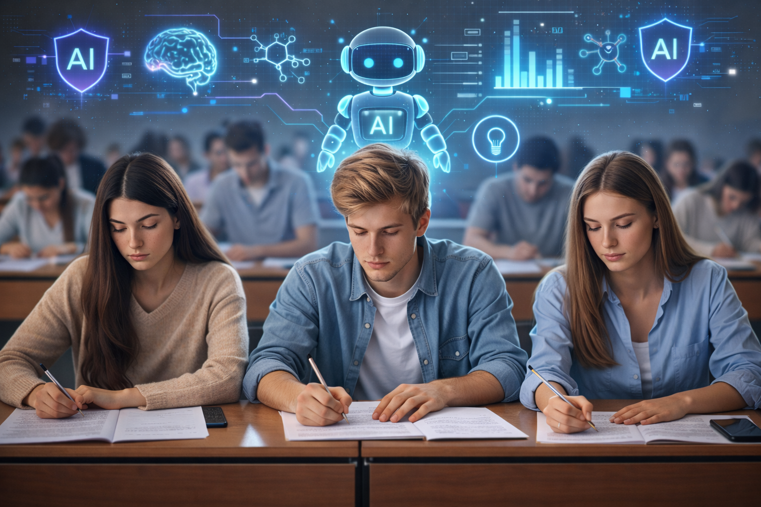 Sesiunea viitorului: studenți susținuți de inteligența artificială