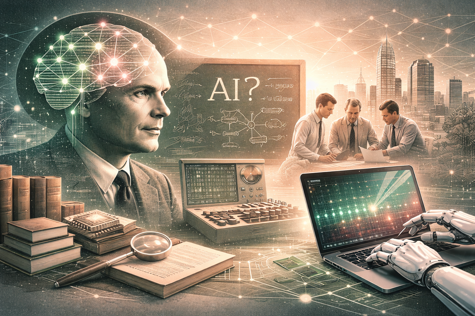 Originile AI: când știința a început să imite gândirea umană