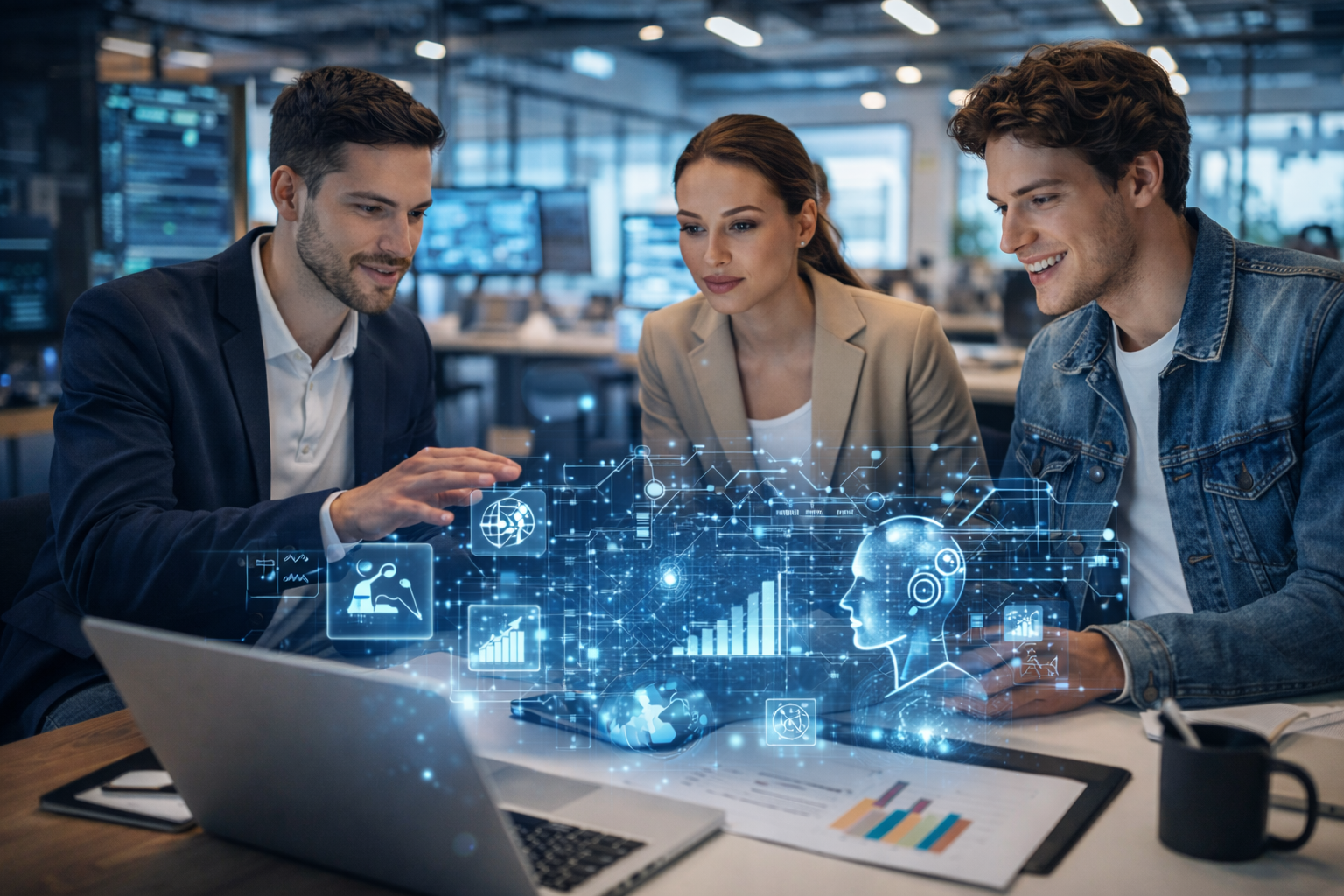 Viitorul muncii începe acum: echipe tinere care lucrează cu AI