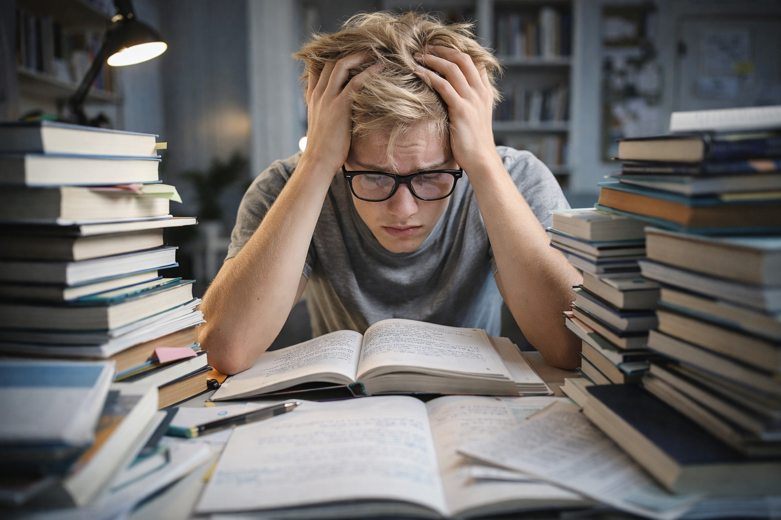 Copleșit de materie: provocările liceenilor înainte de examenul de admitere