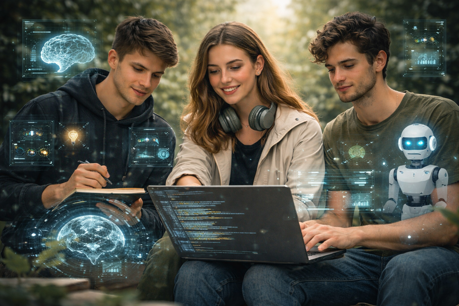 Tinerii explorează viitorul cu ajutorul inteligenței artificiale