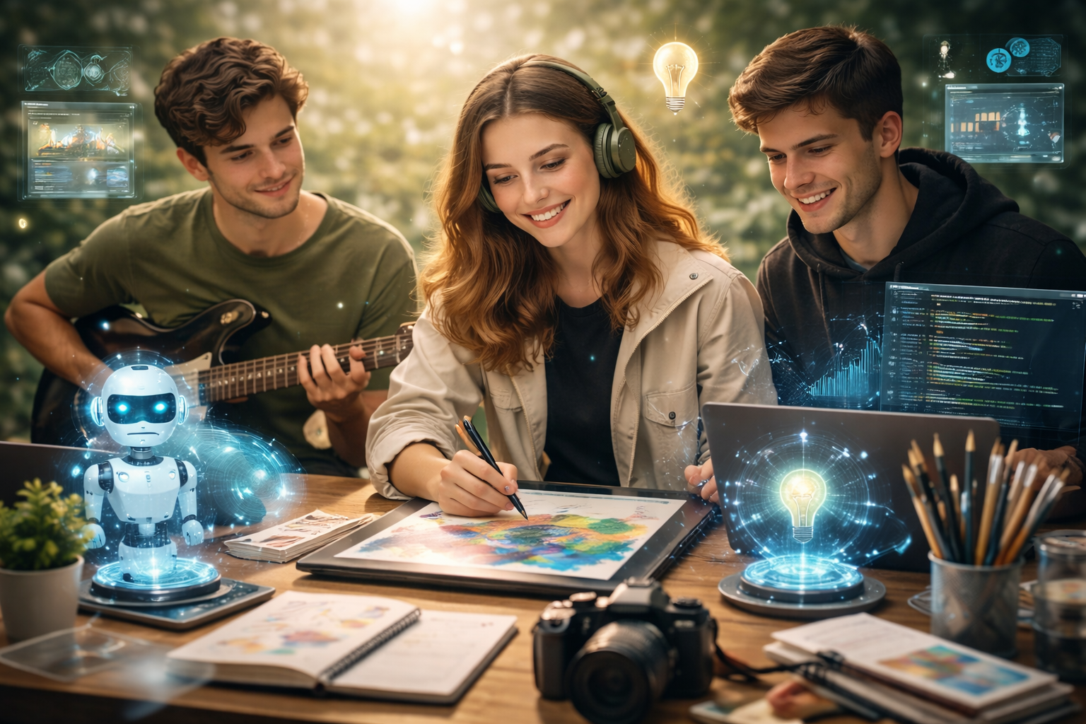 Tinerii își descoperă talentul cu ajutorul tehnologiei inteligente