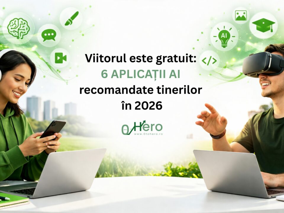 Viitorul este gratuit: 6 aplicații AI recomandate tinerilor în 2026
