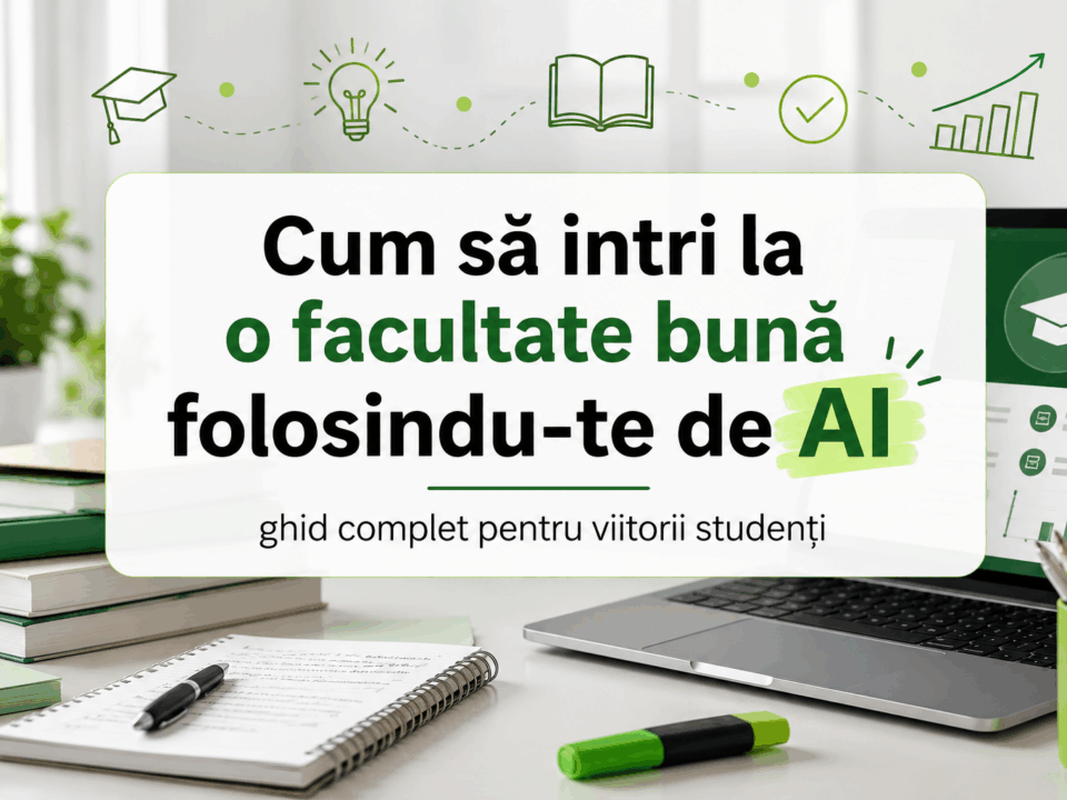 Cum să intri la o facultate bună folosindu-te de AI